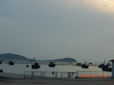 夕阳下的港湾.jpg