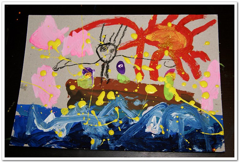 悦灵的大海与小船(绘于2008.12.21).jpg