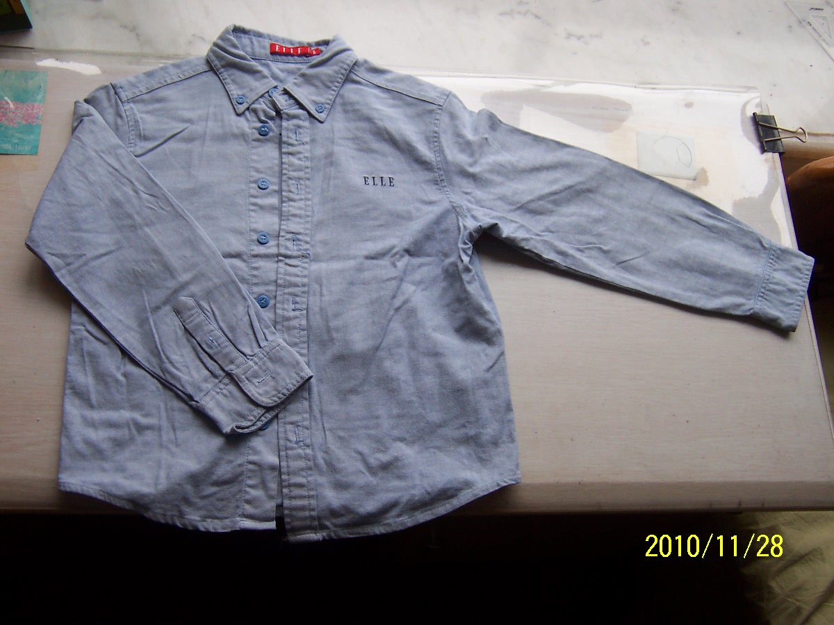 ELLE蓝色衬衫130.JPG